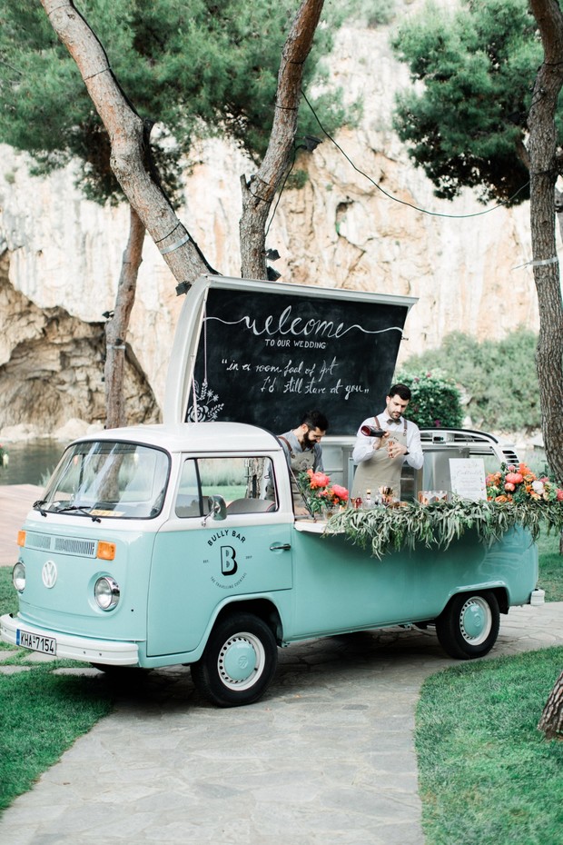 Bully bar for weddings - VW Van bar
