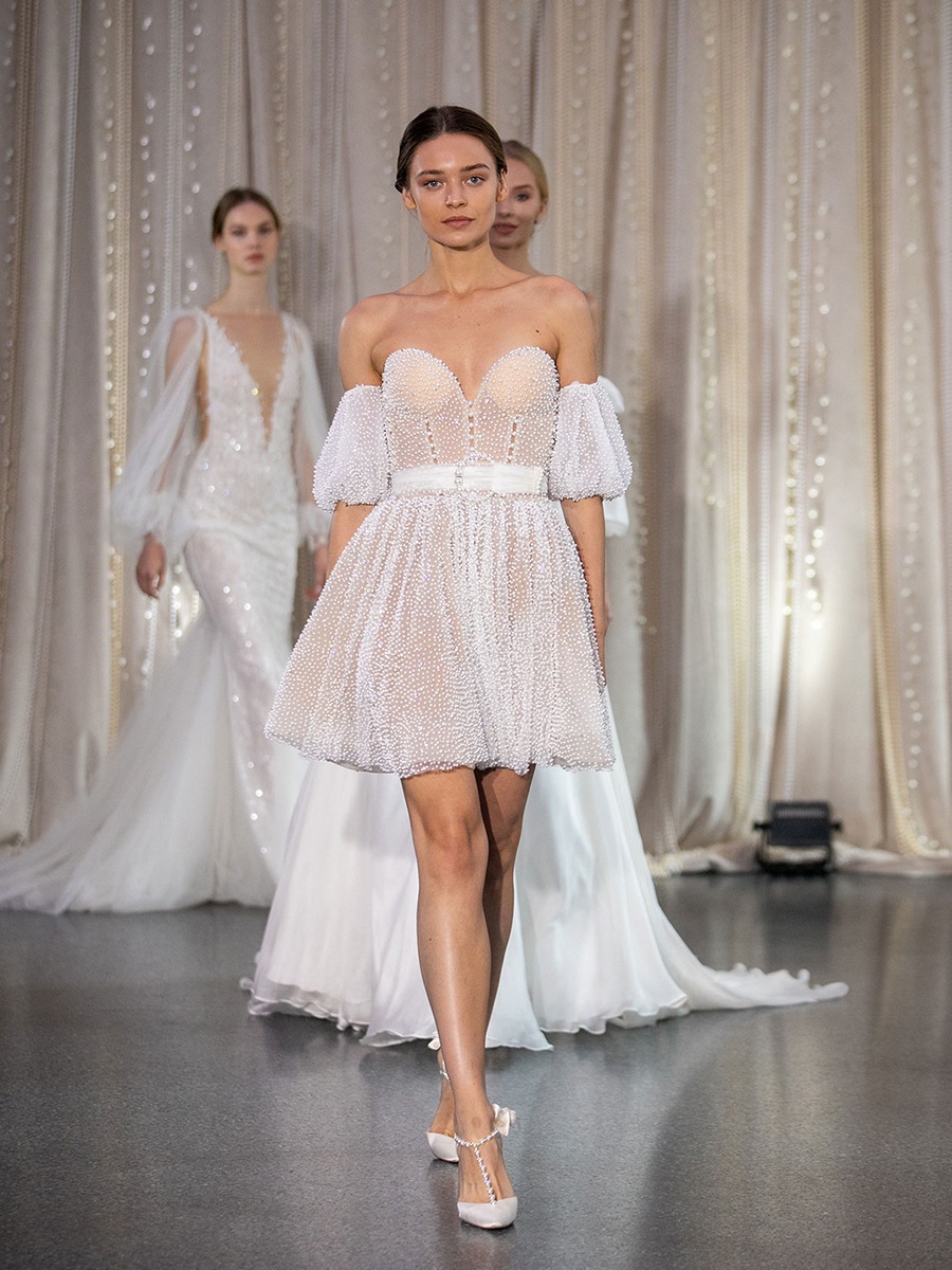 Lee Petra Grebenau's Field Of Pearls Fall 2020 Bridal Collection