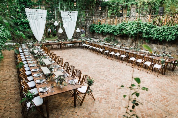 wedding reception table idea