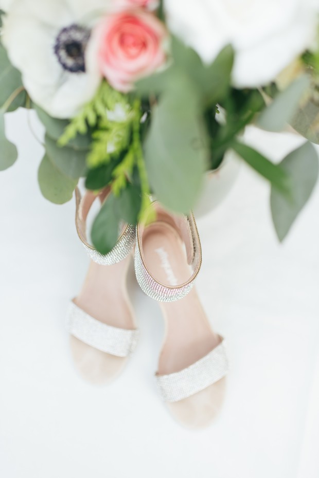 glam wedding shoes