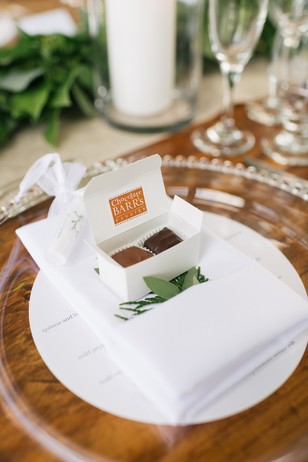 chocolate wedding favors