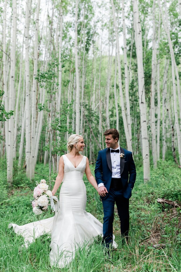 Romantic wedding in Veil, Colorado