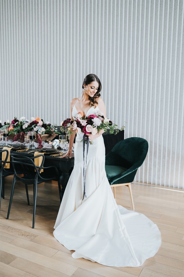 bridal style for your chic modern wedding