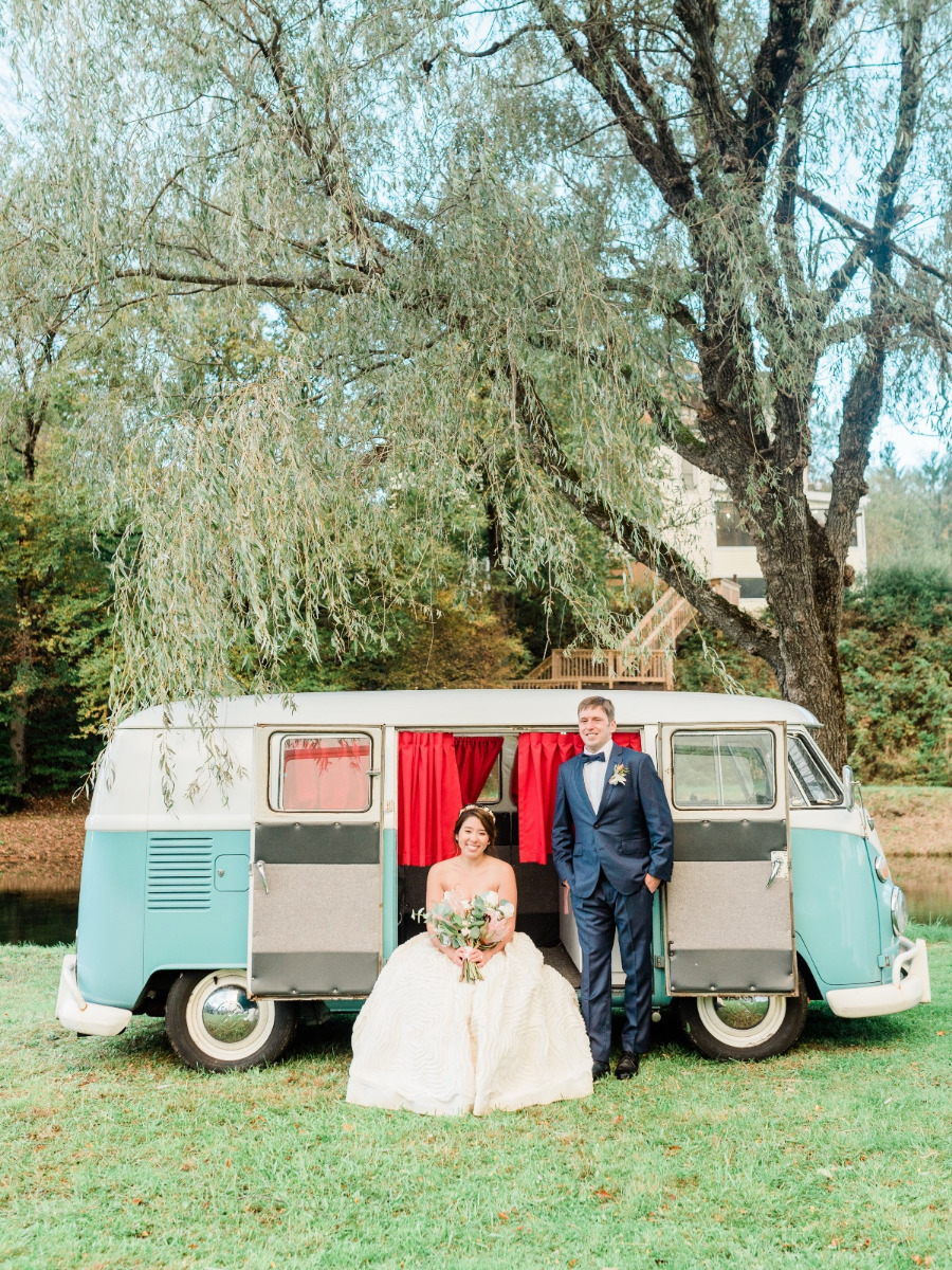 A Fall Feast Wedding in The Woods That's All About Family