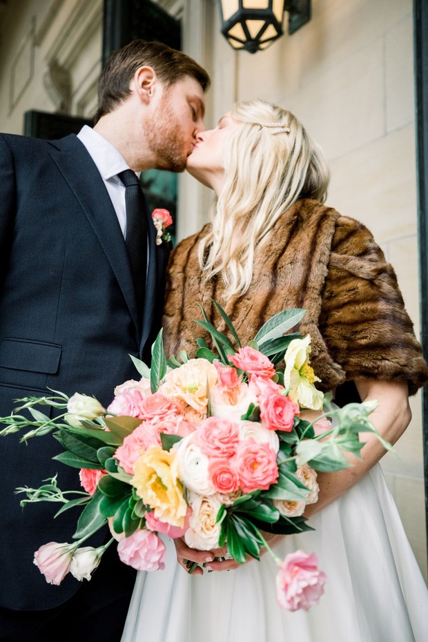 A Sweet And Chic Modern Wedding Day