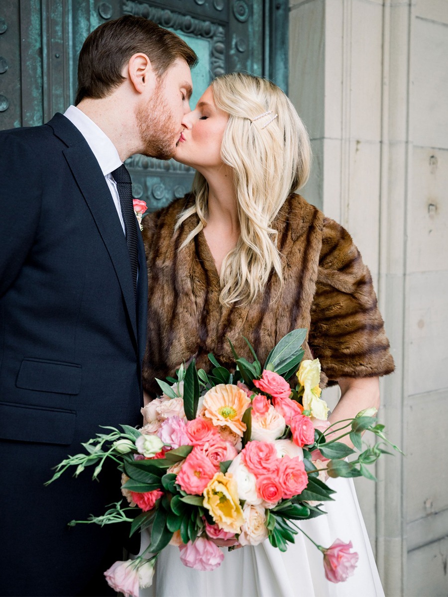 A Sweet And Chic Modern Wedding Day