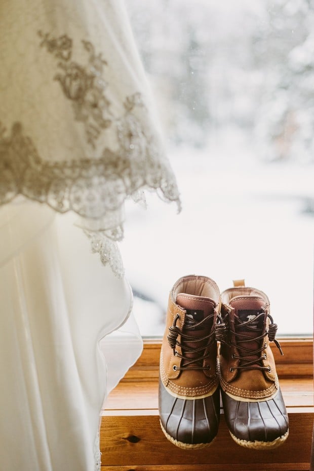 winter wedding boots