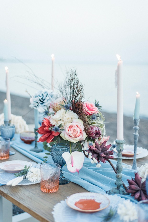 wedding floral centerpiece