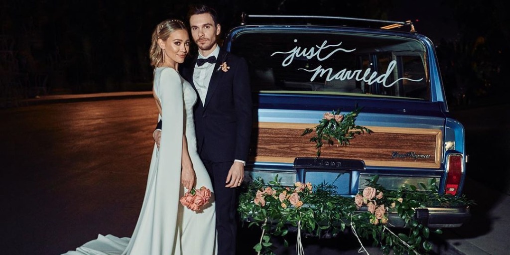 Hilary Duff Epitomized the Clean and Modern Wedding Look