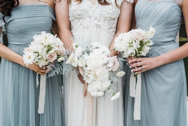 bridesmaid and wedding bouquets