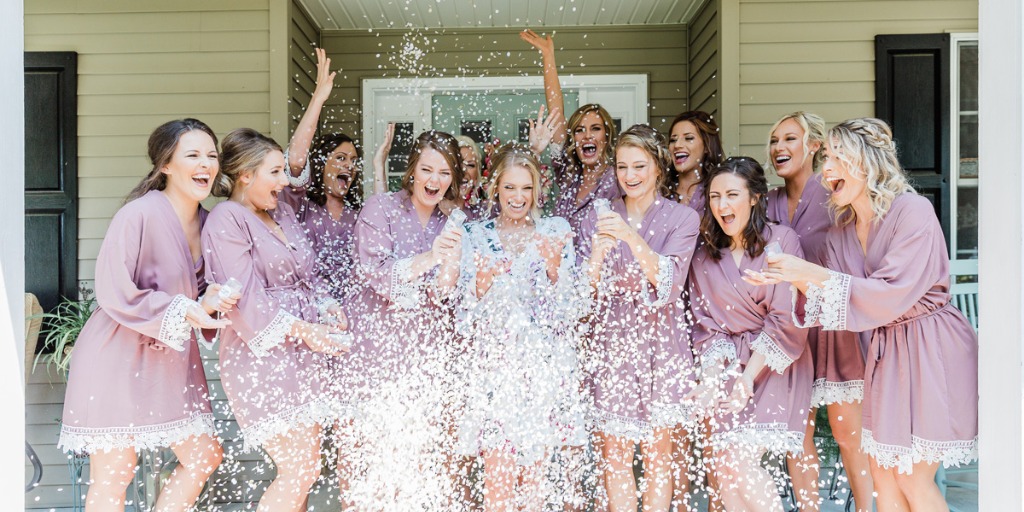 Feel The Love At This Elegant Wedding With A Huge Bridal Party