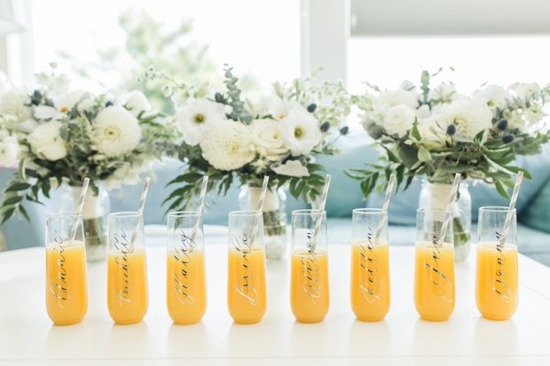 wedding mimosas
