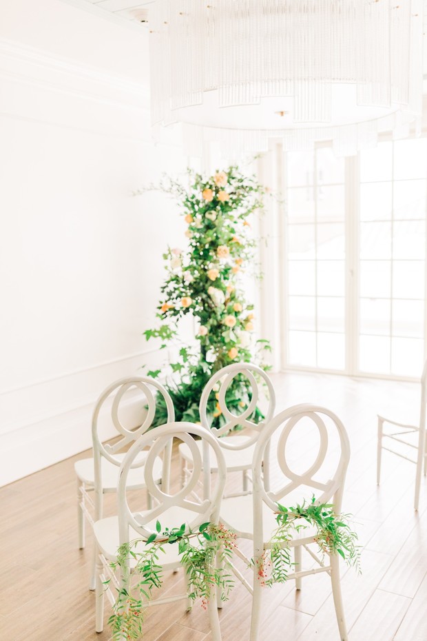 sweet and simple wedding ceremony decor ideas