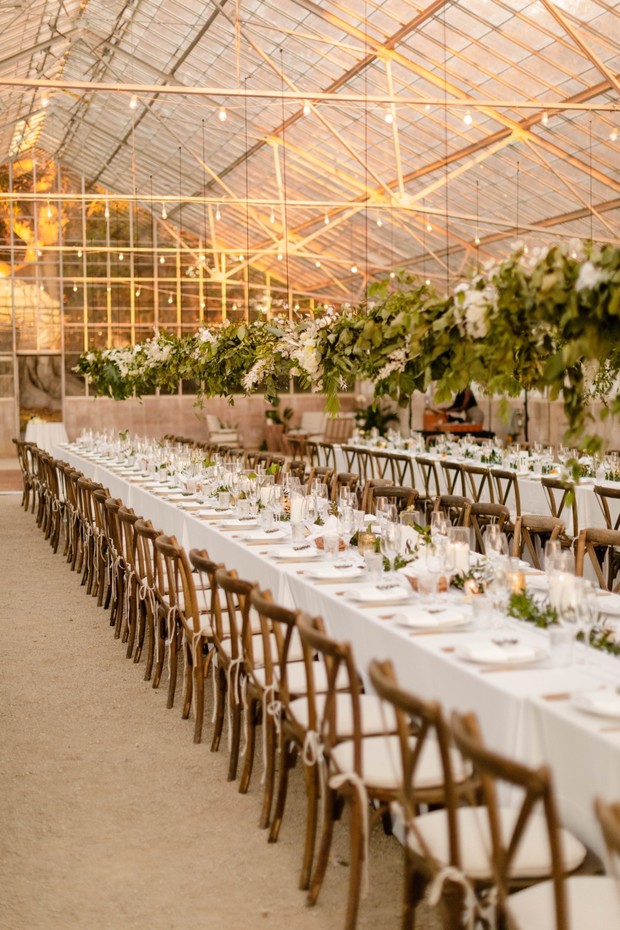 family feast style wedding tables for your reception