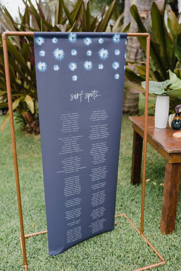 find your seat wedding sign