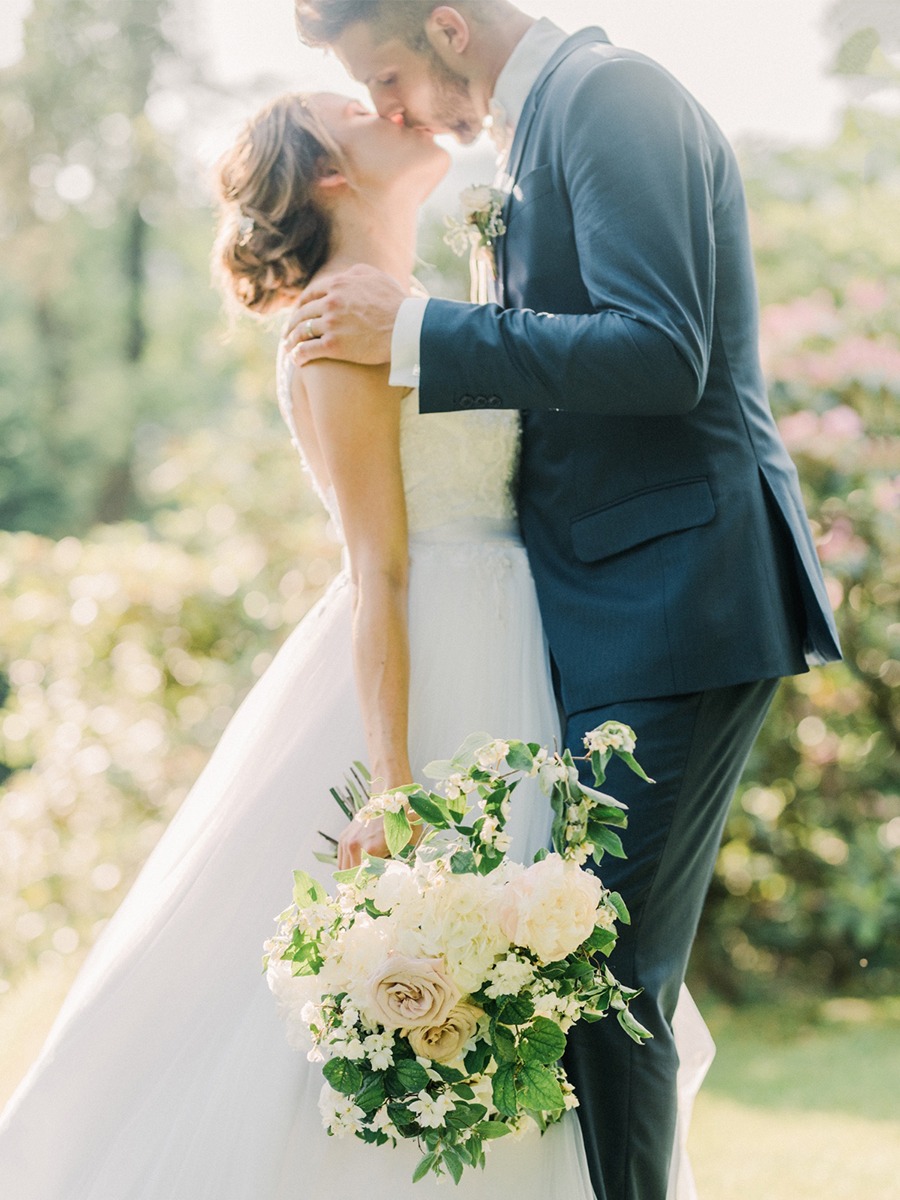 Soft Blush And Gold Fairytale Chateau Wedding