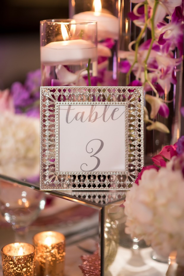 framed table number