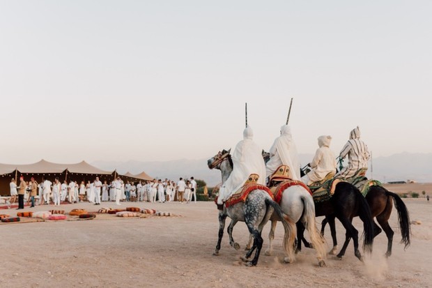 wedding ceremony in Morocco