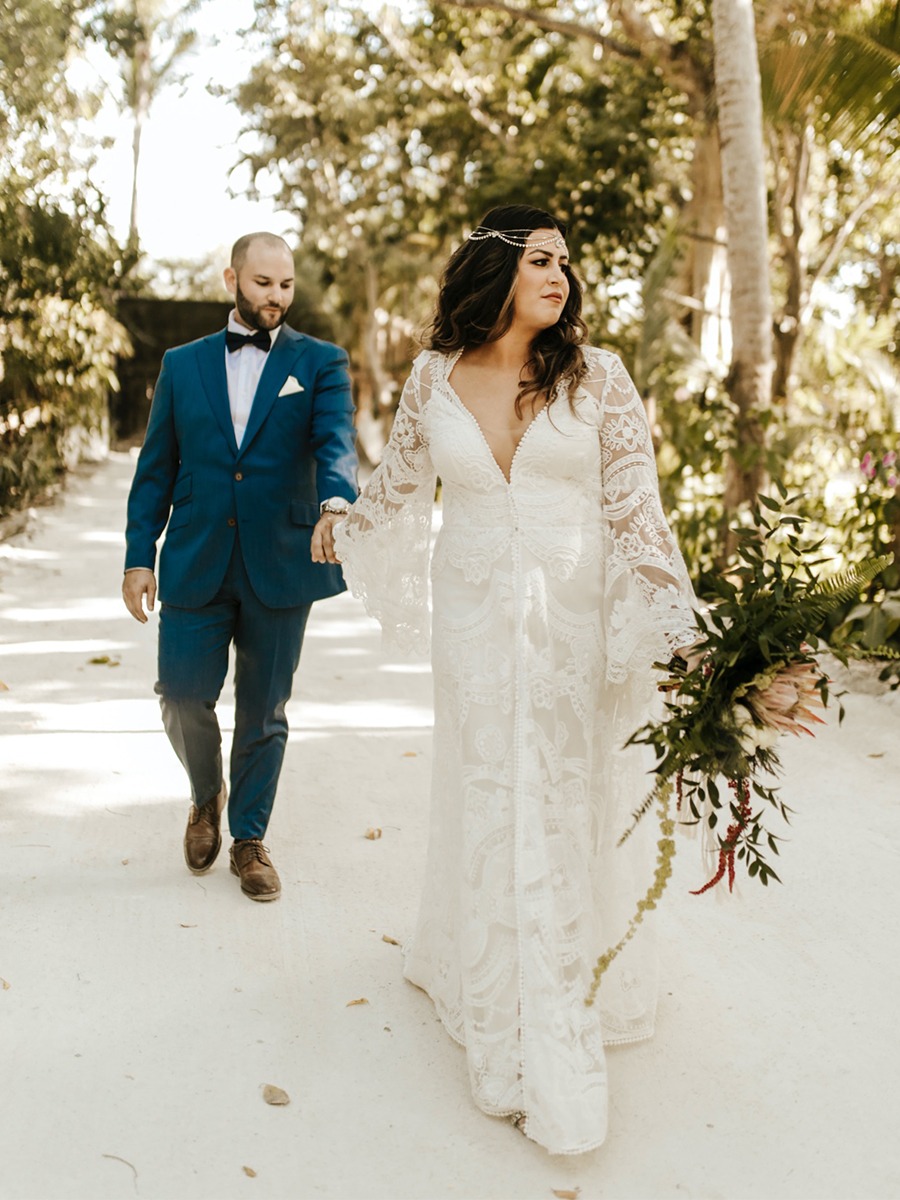 A Bohemian Paradise Wedding In Florida