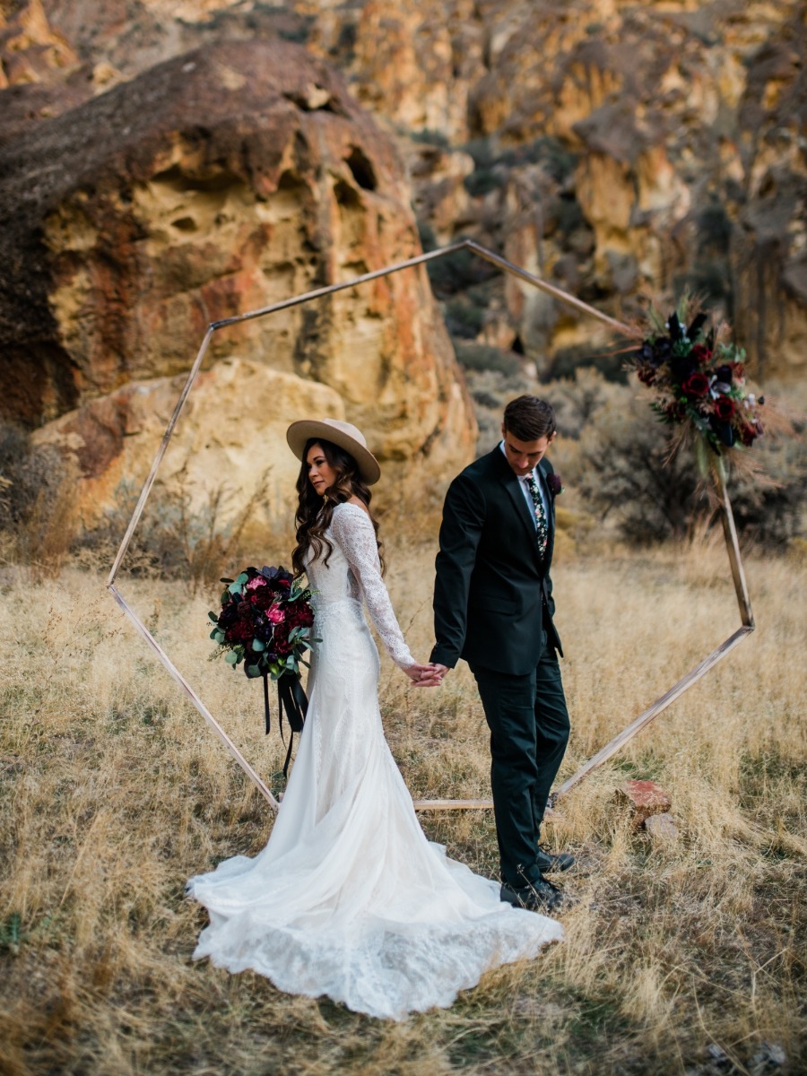 Love & Adventure: Moody Valentine's Wedding Inspiration