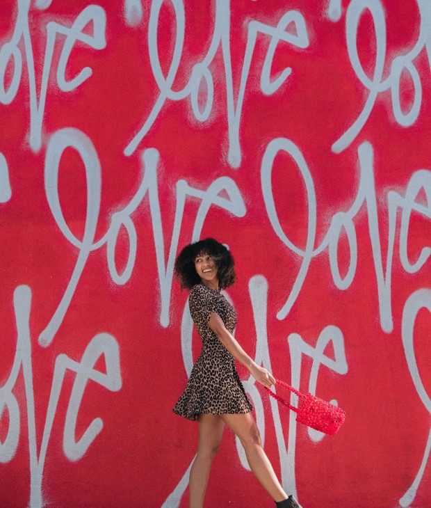 Love graffiti wall