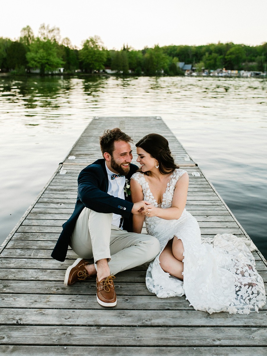 Lake Resort Wedding In Canada
