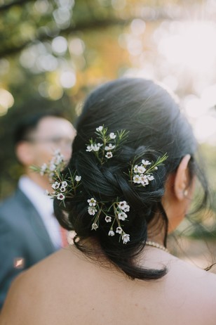 floral wedding hair accesories