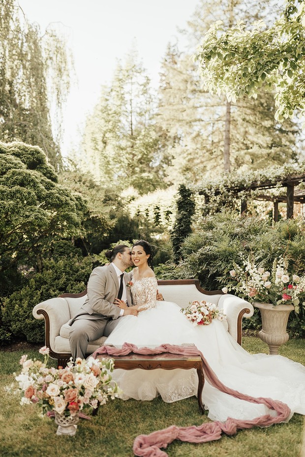 romantic secret garden wedding lounge