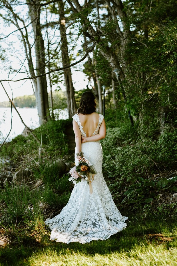 wedding dress for the perfect lake resort wedding day