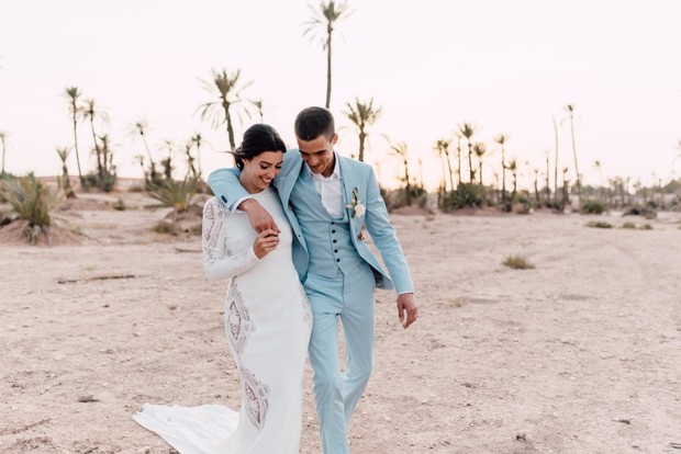 wedding couple in Morocco
