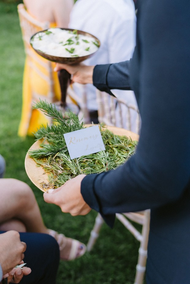 wedding herbs to toss at the newlyweds