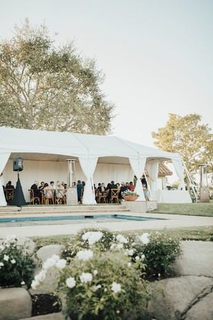 tented wedding reception