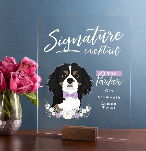 Nuptials Signage Gets Noticed, Especially If Your Pup Is Pictured