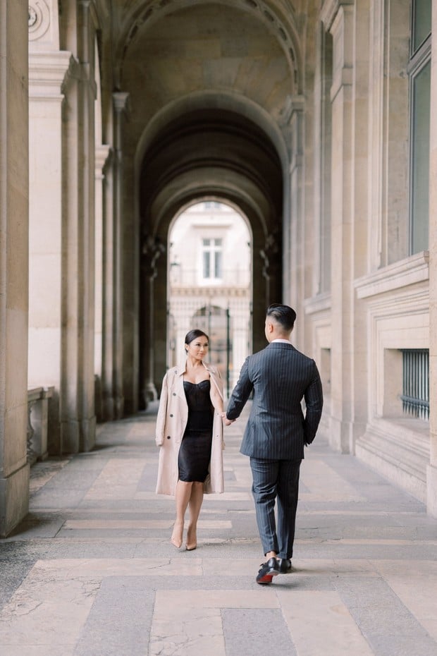 engagement shoot in Paris