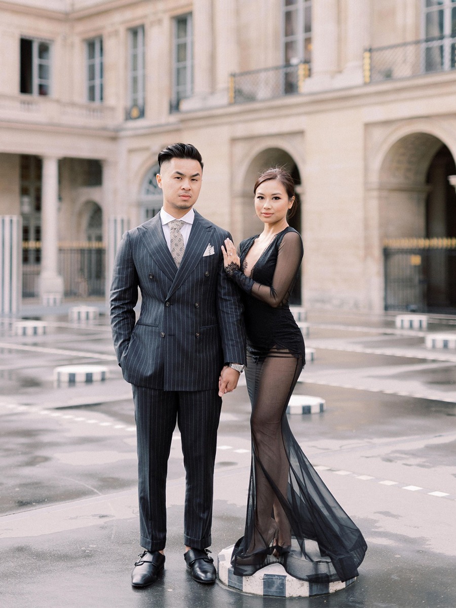 Fashion Forward Engagement Shoot In Paris