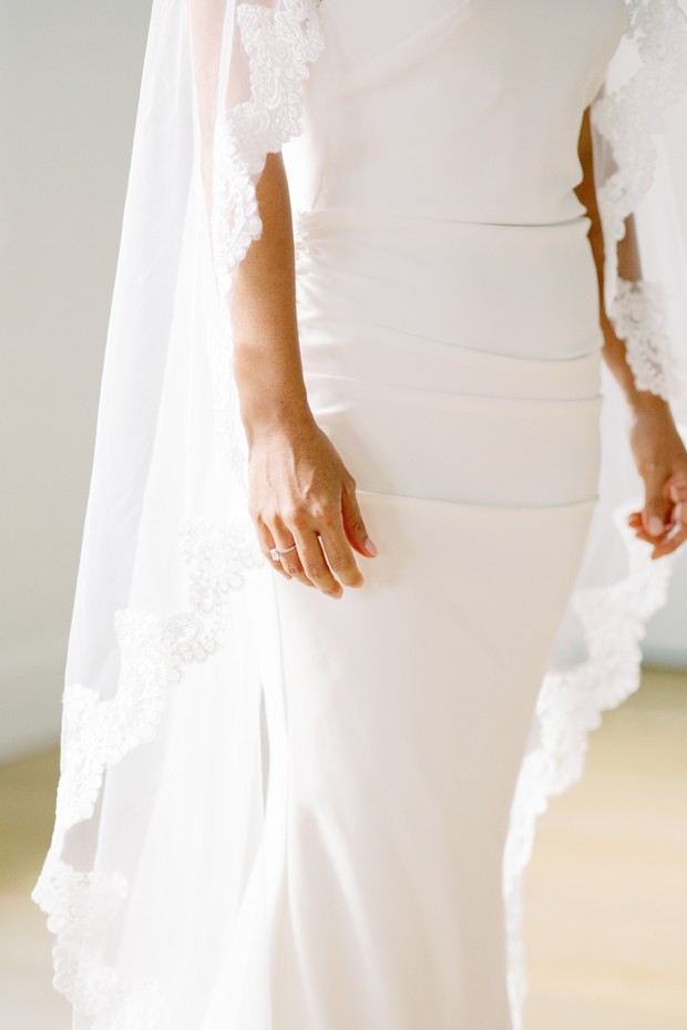 modern bridal dress idea