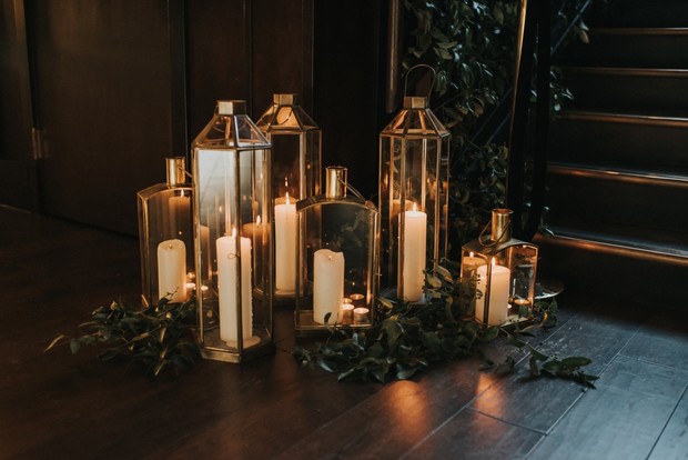 assorted wedding lanterns