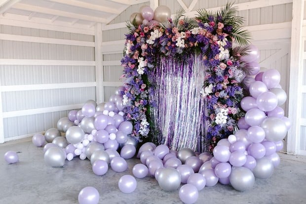 How to DIY a Fiercesome Floral Balloon Arch for Your Wedding