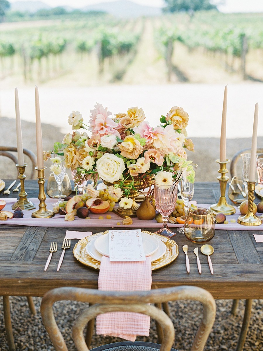 Romantic And Whimsical French Wedding In California