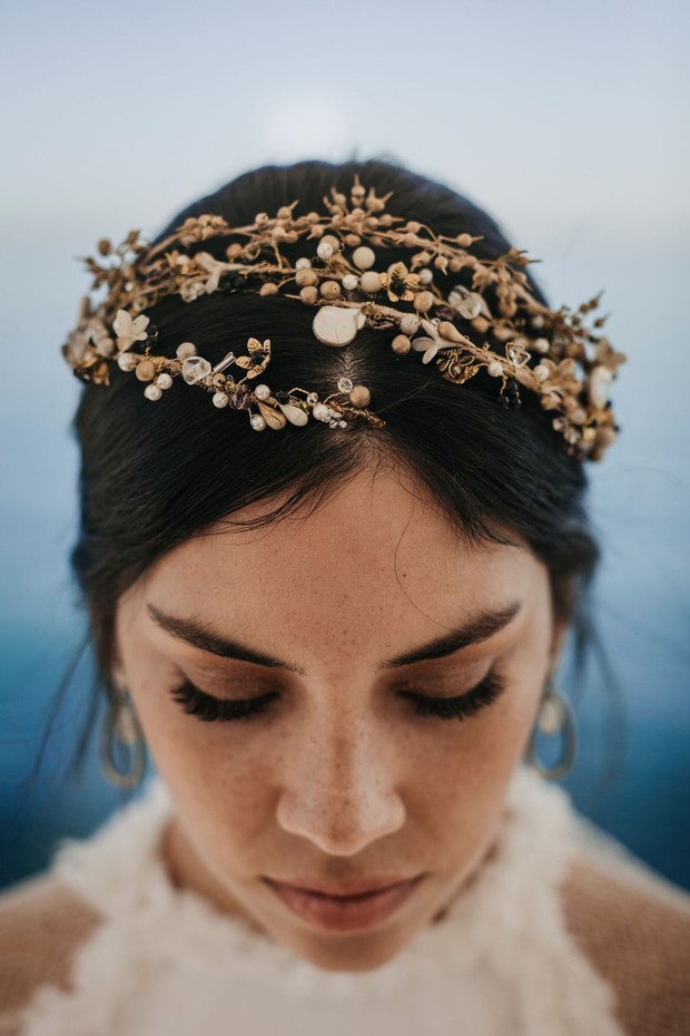 wedding headpiece by Laura Murcia