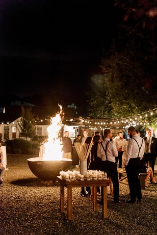 wedding campfire