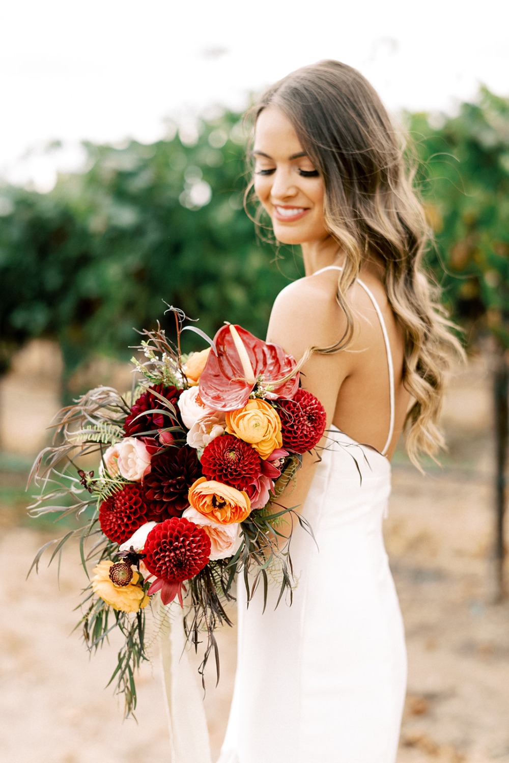 when-glam-meets-rustic-a-color-drenche