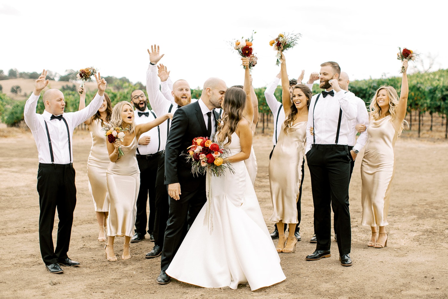when-glam-meets-rustic-a-color-drenche