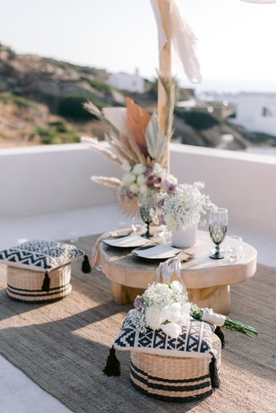 rooftop elopement table