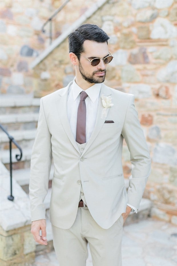 handsome groom style