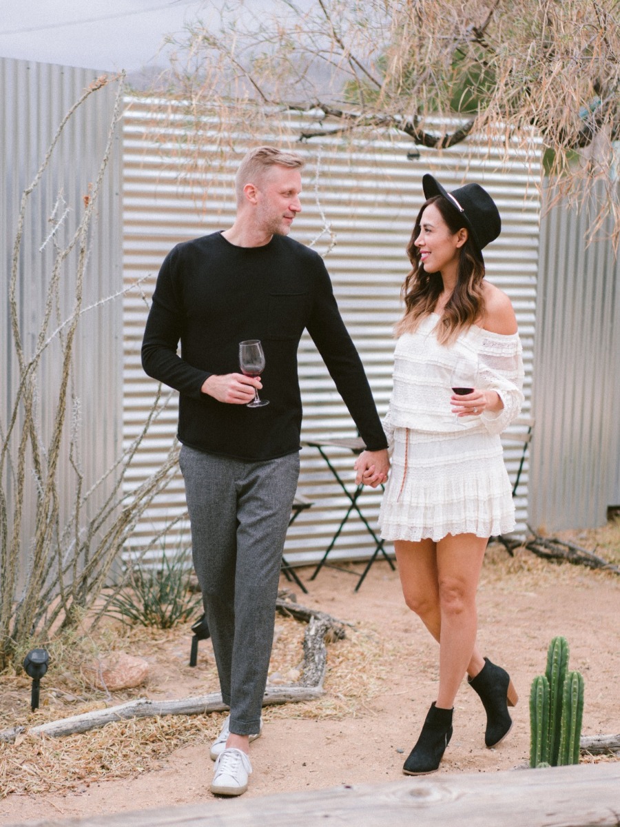 Stylish Joshua Tree At-Home Engagement Session