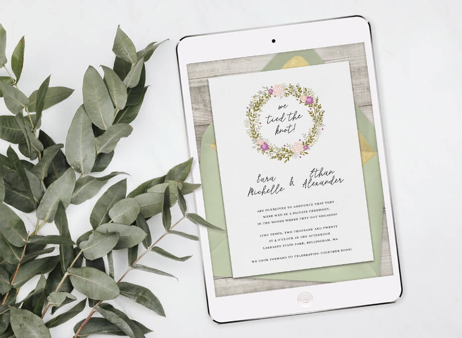 The Sweetest Wedding Announcements If You Didnât Want to Wait