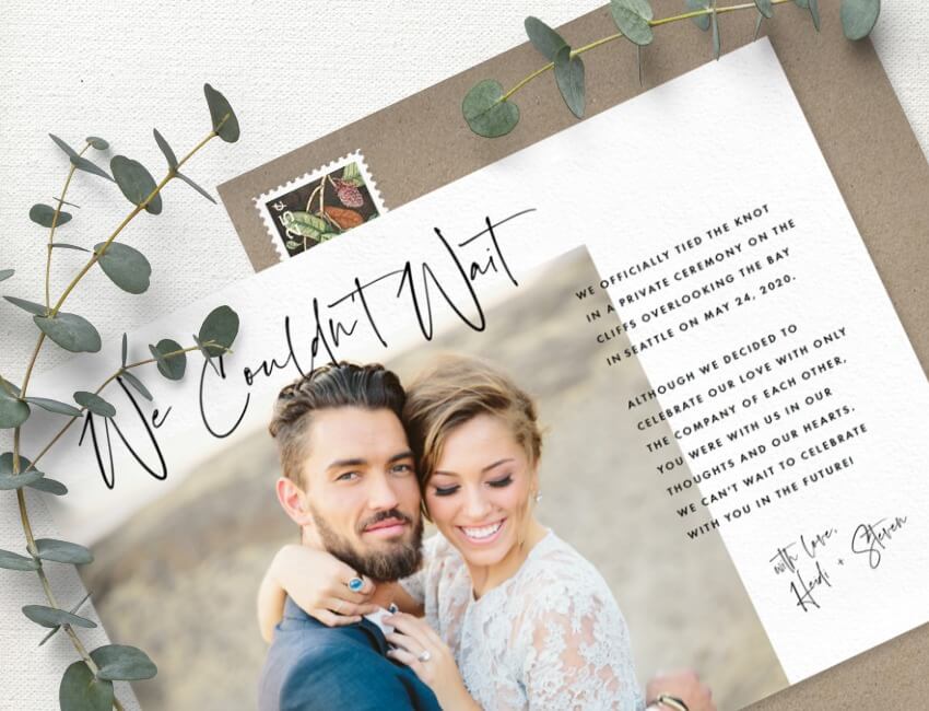 The Sweetest Wedding Announcements If You Didnât Want to Wait