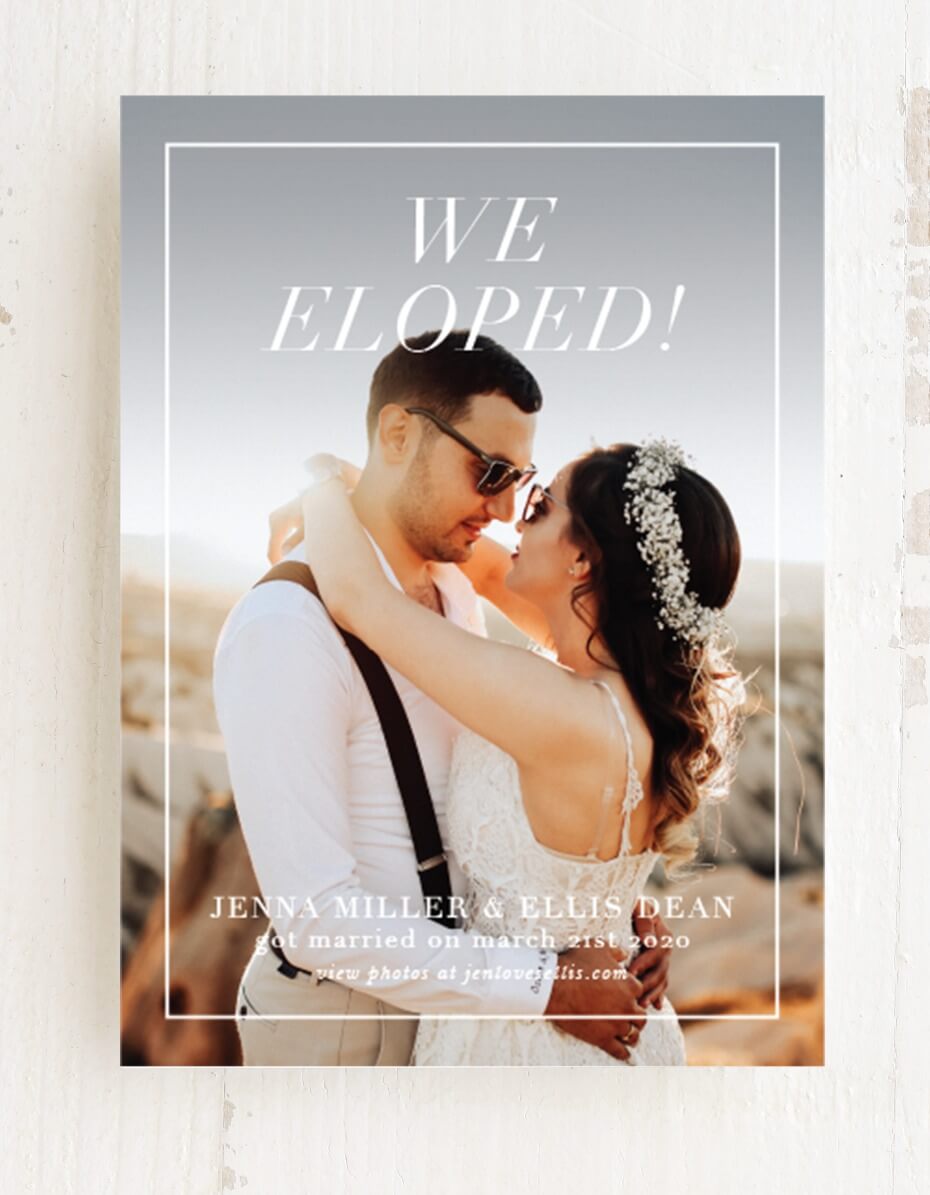 The Sweetest Wedding Announcements If You Didnât Want to Wait
