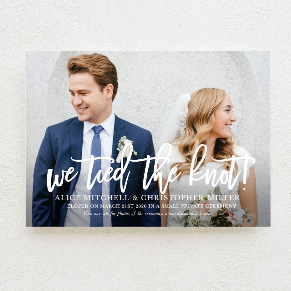 The Sweetest Wedding Announcements If You Didnât Want to Wait